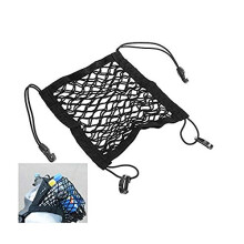 Motorcycle Cargo Net with Durable Hooks, Secure Elastic Mesh for Helmets, Bags and Scooters