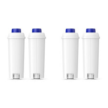 4 Stück DLSC002 Wasserfilter Ersatz für   EC680 Kaffeemaschinen, Aktivkohle-Enthärter, Kaffeefilter