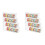 2X Washi Tape Organizer, 4 Drawers Stackable Plastic Washi Tape Box Organizer Storage, Clear Storage Drawers 1