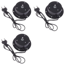 3X 1.5 RPM Rotating Motor with Plug for Hanging Glass Mirror Disco  DJ KTV Partys Light EU Plug