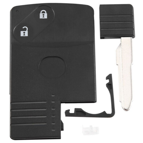 2 Button  Card Remote Key Shell Case for  5 6 CX-7 CX-9 RX8 Miata