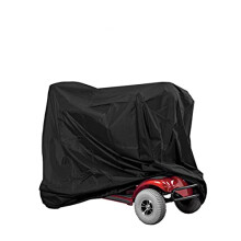 Waterproof Mobility Scooter Cover 55.1x25.9x35.8in Black, Heavy Duty Oxford Fabric for Outdoor Storage Protection