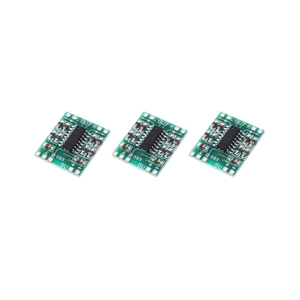 3X Pam8403 Audio Module Usb 5V Class D Digital Amplifier Amplifier Board Lcd Green 6032298755496