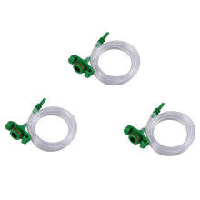 3X 30CC-50CC Plastique Transparent Air Tubage Colle Distributeur Seringue Adaptateur