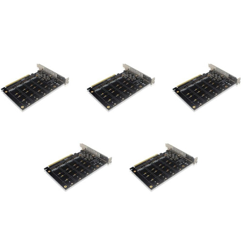 5X PH44 NVME 4-Disk Array Card PCIE Signal Split Array Card