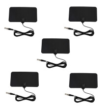5X Flach HD Digital Indoor Zoom TV Antenne HDTV 50 Mile Range TVFox VHF UHF DVB