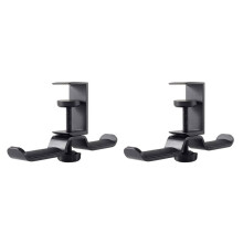2X Supporto per Doppia Cuffia Sotto La Scrivania, Gancio per Cuffie da Tavolo da Gioco Universale per PC, Rotazione di 360 Gradi, Supporto per