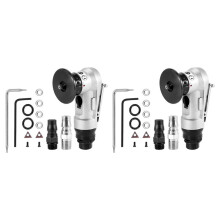 2X Manual Pneumatic Chamfering Machine, Linear Chamfering Tools, 45 Degree Metal Trimming Arc Corner Deburring Kit