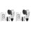 2X Manual Pneumatic Chamfering Machine, Linear Chamfering Tools, 45 Degree Metal Trimming Arc Corner Deburring Kit 1