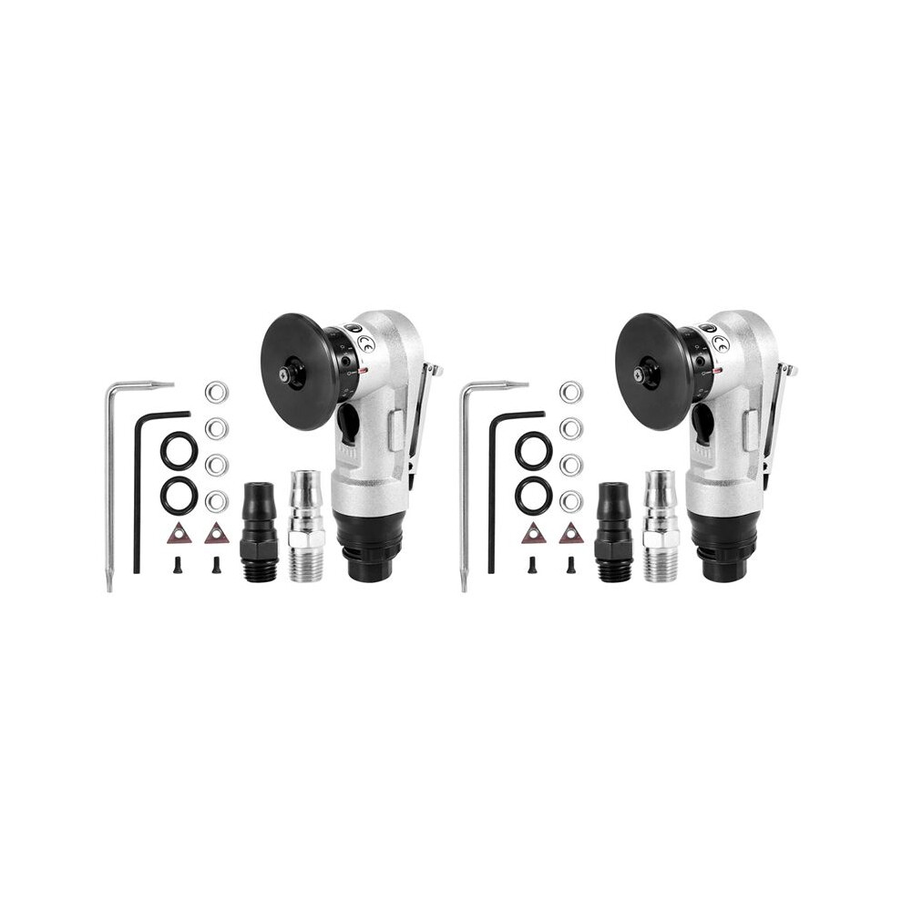 2X Manual Pneumatic Chamfering Machine, Linear Chamfering Tools, 45 Degree Metal Trimming Arc Corner Deburring Kit 4711949310896