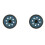 2pcs 8 Holes 125mm Hook Loop Sanding Backing Pad for  Orbital Sander Disk Discs  Cable Backup Stick  Pad 1