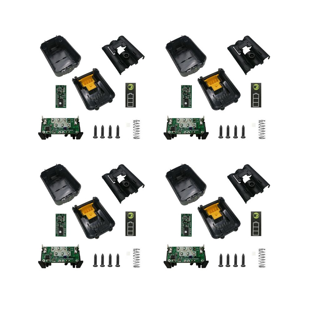 4X Dcb120 Battery Plastic Case Pcb Charging Protection Circuit Board Box For 10.8V 12V Li-Ion Battery Dcb125 6033065482966