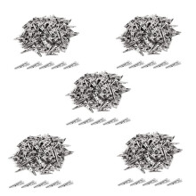 500PZ 1.06 Pollice / 27mm Morsetti A Coccodrillo Nel Metallo, Morsetti A Coccodrillo Morsetti A Molla per Linea di Prova Placcati Nel Nichel Tono