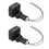 2X 220V  Human Body Infrared Sensor Infrared Body Sensor  LED Flood Light PIR Motion Sensor Adjustable Black 2