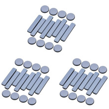 48 Pcs Furniture Glides PTFE Sliders Self-Adhesive Furniture Glides Set Round Square for Furniture Easy Movers