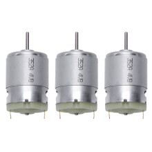 3X RS380 1.5-18V 30000RPM Motor 38X28mm for RC Model Toys DIY, Silver