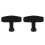 2X Replacement   Pull Handle Grip Black for Motor 1