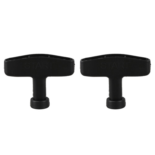 2X Replacement   Pull Handle Grip Black for Motor