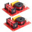 2X 130W Speaker Crossover 2 Way High-Low 8 Ohm Frequency Divider for 6 Inch Speaker 1