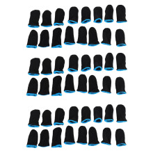 18-Pin Carbon Fiber Finger Sleeves For PUBG Mobile Games Press Screen Finger Sleeves(48 Pcs)