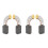 4 Pcs 5mm x 8mm x 13mm Carbon Brushes for Angle Grinder Orbital Sander 1