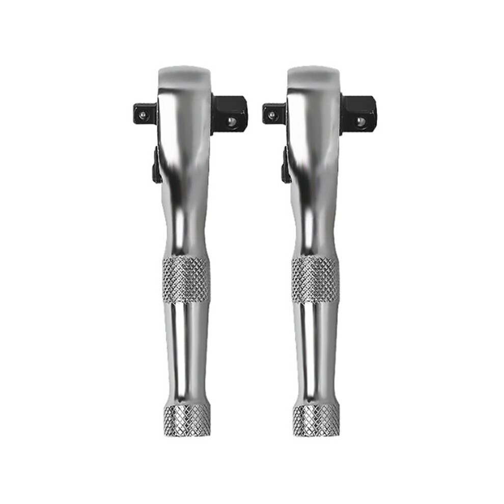 2X 72 Teeth Ratchet Socket Wrench 1/4Inch 3/8Inch Double Ended Torque Wrench Spanner Rod Screwdriver Bit Tool 6032251568125