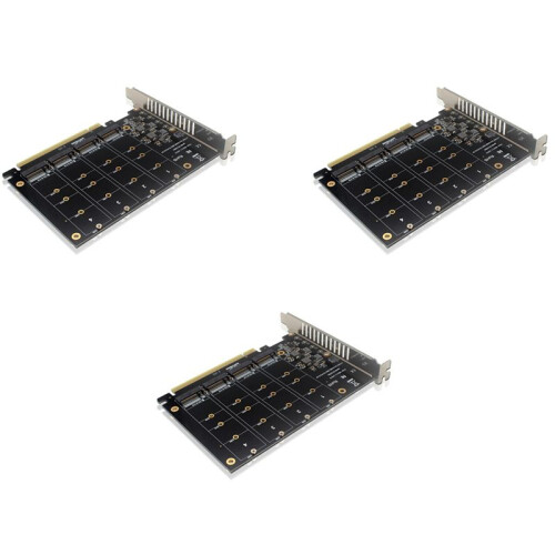 3X PH44 NVME 4-Disk-Array-Karte PCIE-Signal-Split-Array-Karte