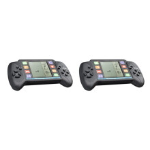 3X Pocket Handheld Video Game Console 3.5in LCD Draagbare Brick Game Player met Ingebouwde 23 + 26 Games (Zwart)