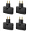 4X Rotate EU Plug Converter 3 in 1 Rotatable Outlet Extender 180 Degree Extension Plug Multi Plug  Outlet Adapter 1