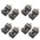 8 Pack Cold Shoe Bracket Adjustable Metal Cold Shoe Adapter Mount for Dslr Camera   Flash Shoe Mount 1