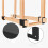 2pcs Adjustable Firewood Racks Heavy Duty Log Storage Solution Bracket Kits Indoor and Outdoor Use 1