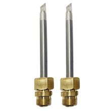 2X 510 Interface Soldering Iron Tip Portable USB Soldering Iron Tip Welding Rework Accessories, Knife Tip