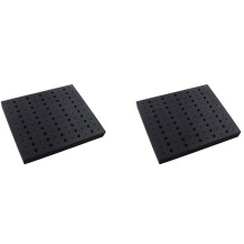 2X 110 Holes Router Bit Tray Storage Holder for 1/4Inch 1/2Inch Shank Milling Cutters Brill Bits Organizer