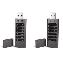 5X Unidade USB Segura, Volkcam 32GB Criptografada USB Flash Drive Hardware Senha Memory Stick com Teclado U Disk Flash