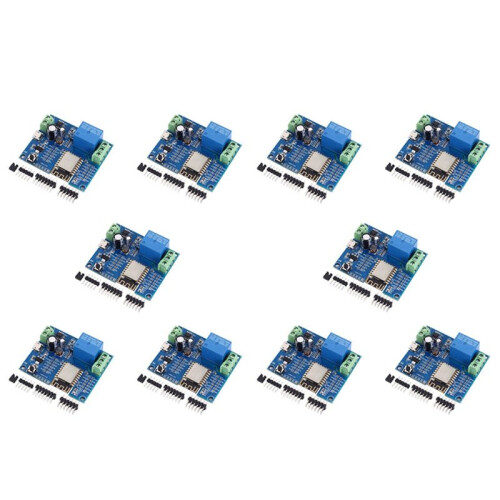 10X WIFI Relay Controller Module,  5V 8V-80V ESP8266 Wireless Controller Module ESP-12F for IOT  Home APP