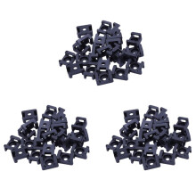 Screw Supports de Fixation pour Selle Bases Attache de Câble Support 23mmx16mm 90 Unités Noir
