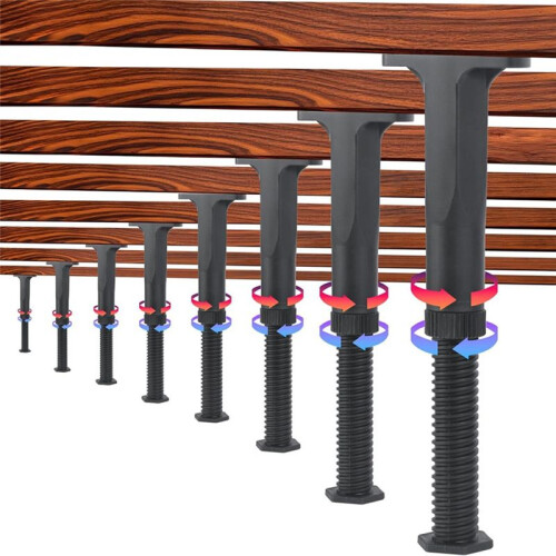8 Pcs Adjustable Bed Support Legs 5.9 to 11 Inches Bed Frame Support Legs for Bed Slats Bed Legs Replacement Bed Frame 1
