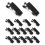 16Pcs Aluminum Alloy Compression  Lock, Adjustable Grip Range 0.04"-0.94", Ideal for Boats 1