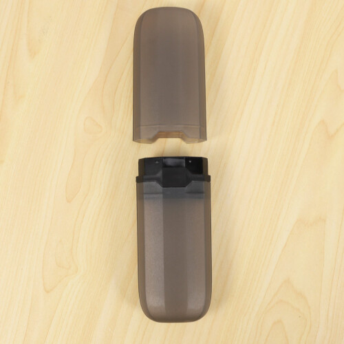 Travel Toothbrush Case Stretchable Toothpaste Holder Container Anti Bacterial Adjustable Box Black 2