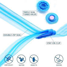 Vacuum Storage Bags Wardrobe Organizer Vacuum Seal Bag Space Saving Bags for Clothes Pillow Bedding Blanket Packaging8pc
