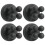 4Pcs Silicone Toothbrush Holders - Multi-Function Self Adhesive Wall Mounted Hooks for Hanging Ke B 1