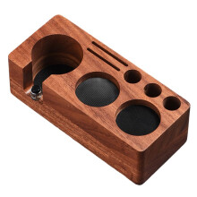 Coffee Press , Coffee Machine Handle Matching Storage, Walnut Beech Filing , Cloth Powder