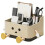 1pc Multifunctional Desktop Storage Box, Cosmetic Organisation Shelf Countertop Storage and Display Box 1