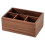 Black Walnut Multifunctional Storage Box Solid Wood Living Room Remote Control Desktop Storage Box Cosmetics Organizer 1