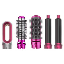5-In-1 Hair Dryer Electric Hair Brush for Airwrap Automatic Hair Curler Straightener Hot Air Comb Home Use US Plug