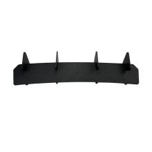 Black 4 Fins Rear Diffuser and Spoiler Lip for VW Golf 7.5 GTI 20172019 with Bumper Guard