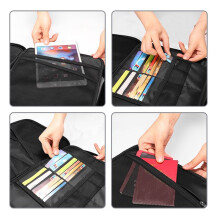 Borsa Ignifuga per Documenti, Multistrato, di Capacità, Scatola Multifunzionale per Uso Domestico e Certificati
