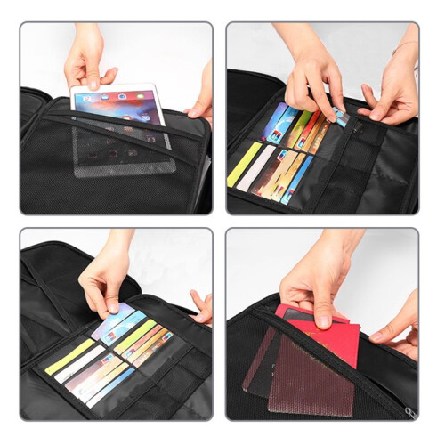Fireproof Document Storage Bag, Multi-Layered, Large-Capacity, Multi-Functional Box for Home Use and Certificate