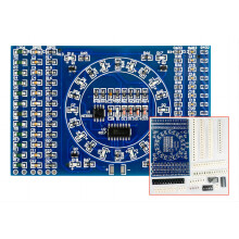 DIY Electronics Kit with LED Rotary Lamp, BeginnerFriendly Soldering Practice Project for Learning