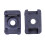 Screw Bracket Mount Saddles Bases Cable Tie Bracket 23mmx16mm 90 Units Black 2